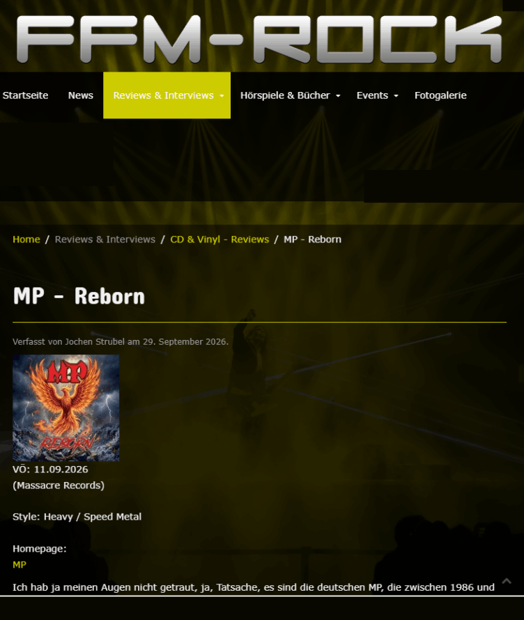 MP Reborn - Presse